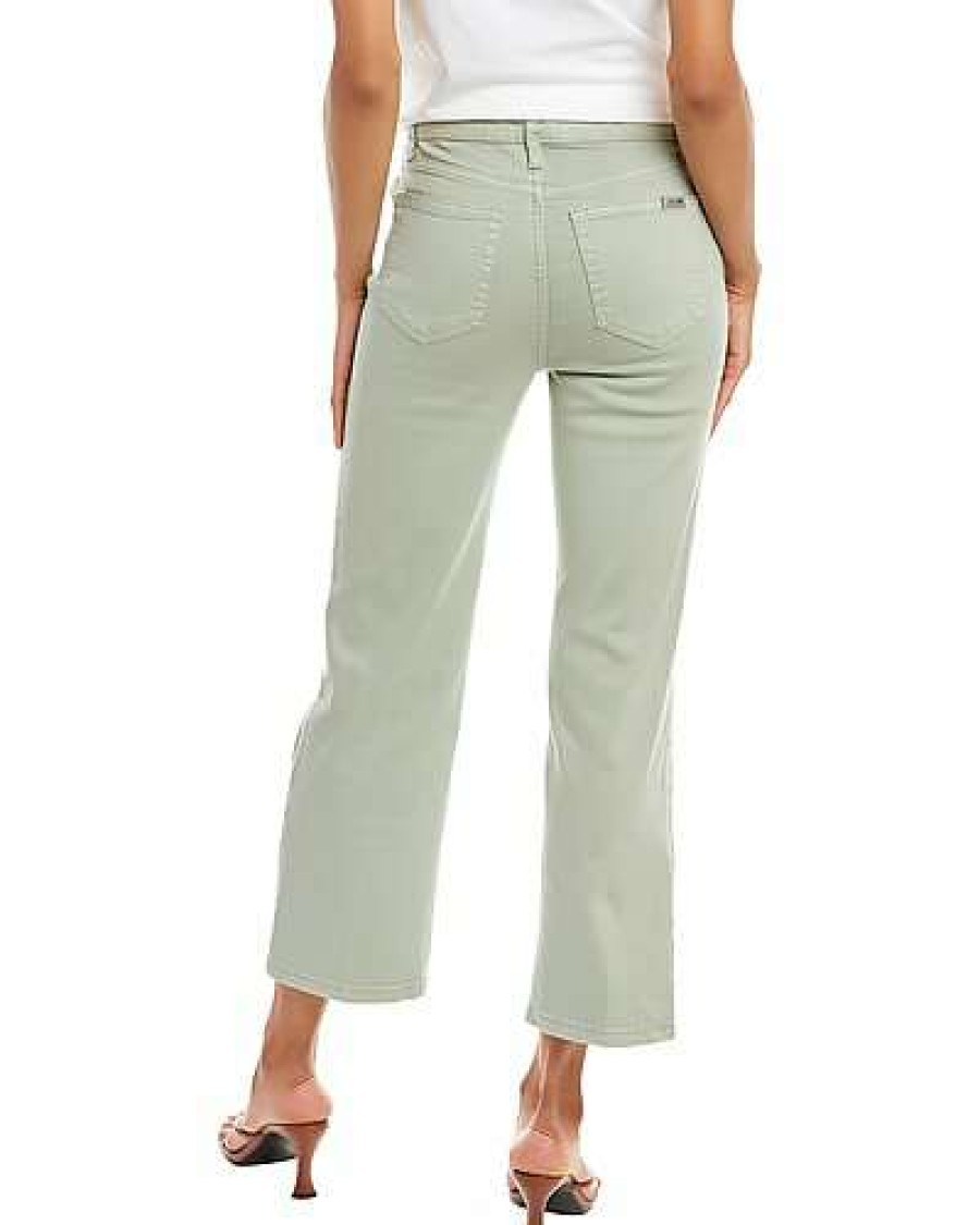 Clothing * | Joe'S Jeans Gloss Green High-Rise Wide Leg Jean Women