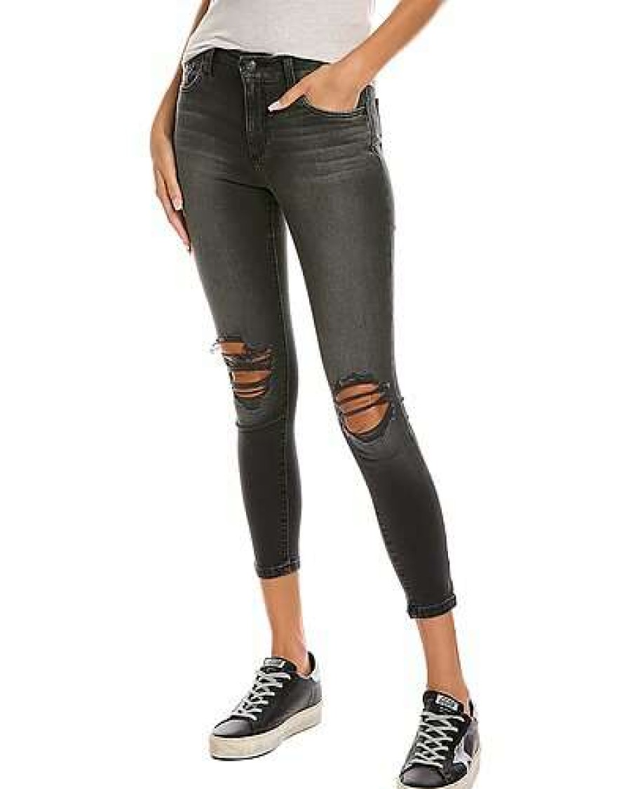 Clothing * | Joe'S Jeans Black Curvy Skinny Crop Jean Women